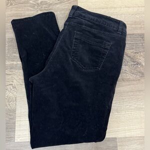 Croft & Barrow Black Corduroy Pants